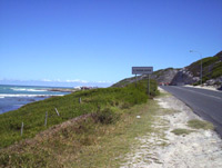 On the coastal road going towards Cape L'Agulhas