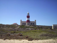 The LightHouse and Restaurant in Cape L'Agulhas