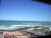 The sea from the balcony