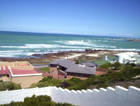 The sea from the balcony