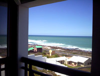 View of the sea from next to the sliding door entance to the main bedroom on the left