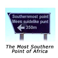 The most southern point of Africa